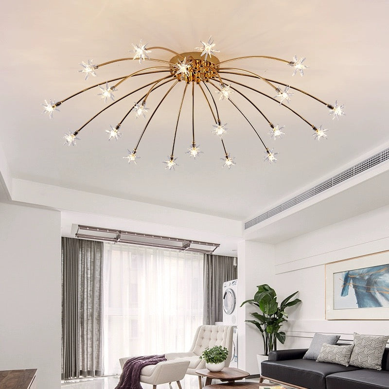 Lorreniel Glass Ceiling Light-Moonnatur