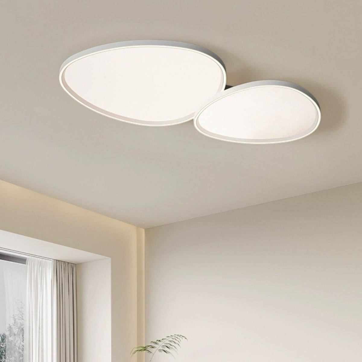 Hildenley Acrylic Ceiling Light-Moonnatur