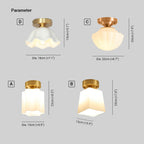 Oswenenis Glass Ceiling Light-Moonnatur