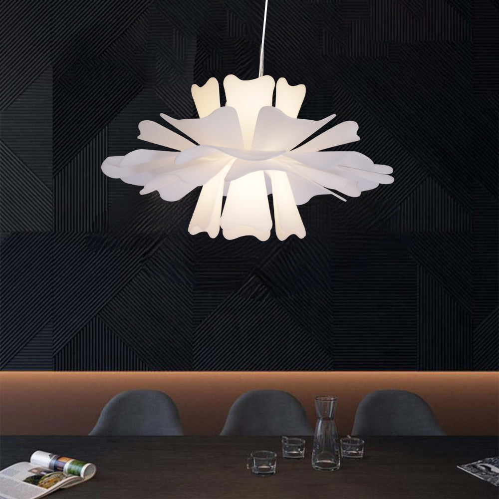 Niva Elegant Flower Pendant Light White - Neutralighting