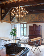 Eronna Steel Chandelier-Moonnatur