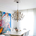 Eronna Steel Chandelier-Moonnatur