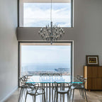 Eronna Steel Chandelier-Moonnatur
