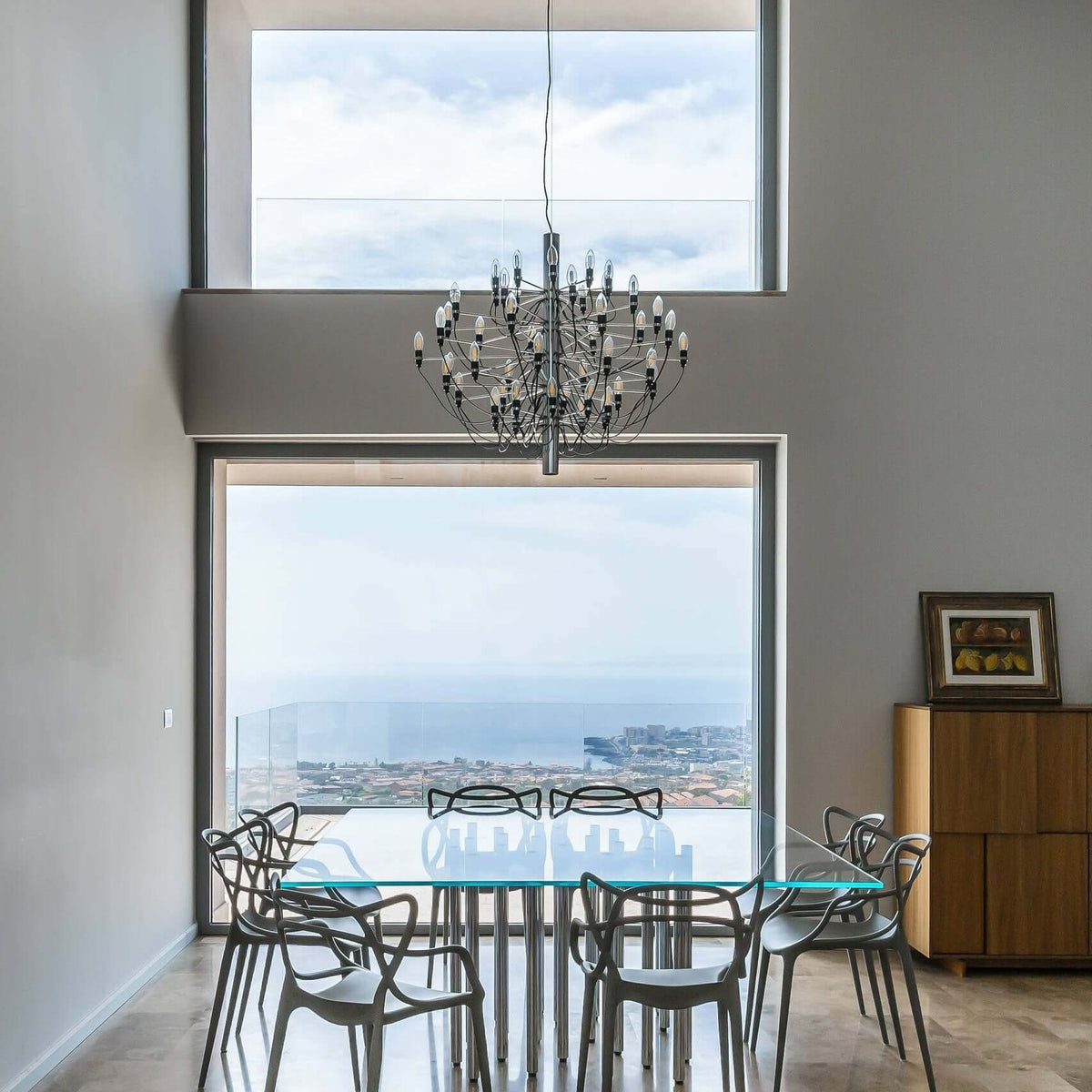 Eronna Steel Chandelier-Moonnatur