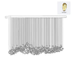 Qerise Glass Chandelier-Moonnatur