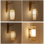 Hatherenna Rattan Wall Light-Moonnatur