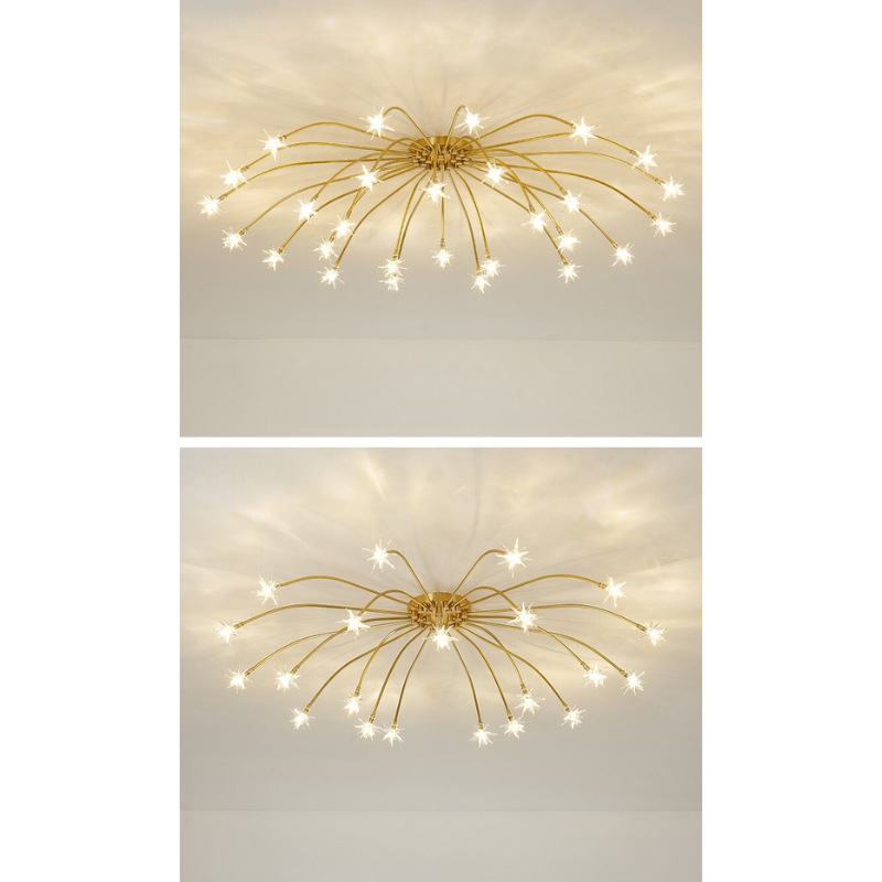 Lorreniel Glass Ceiling Light-Moonnatur