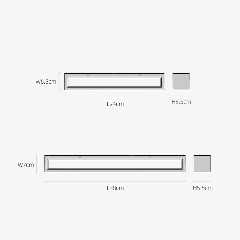Fyra LED Outdoor Wall Lamp, Black & White - Neutralighting
