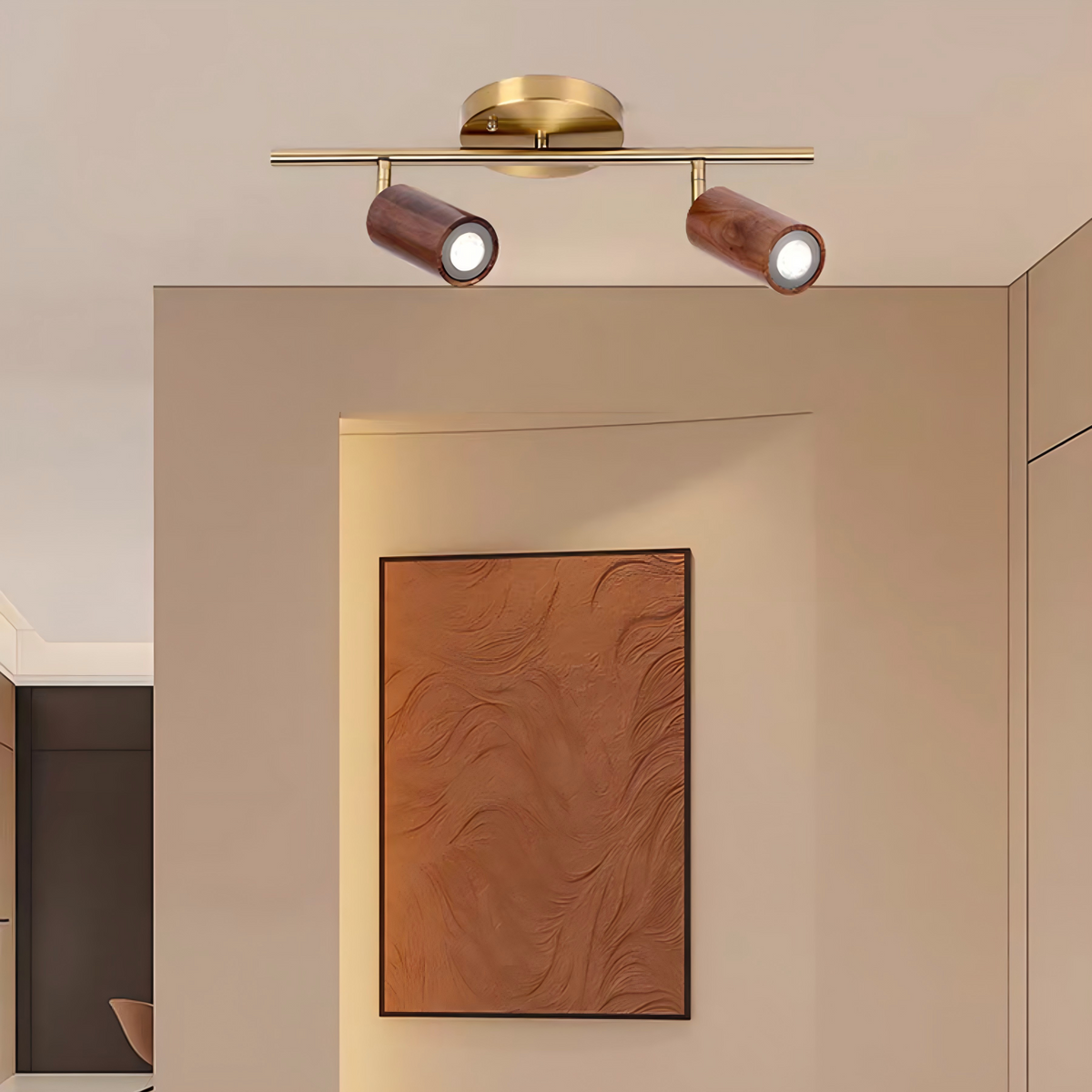Alverin Wood Track Light-Moonnatur