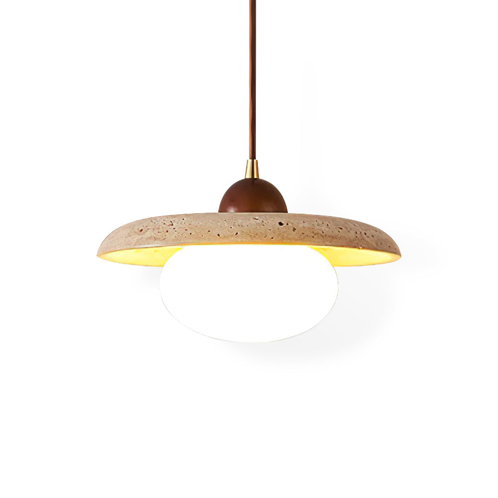 Whitencove Travertine Pendant Light-Moonnatur