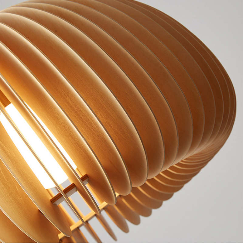 Casterelyn Wood Pendant Light-Moonnatur