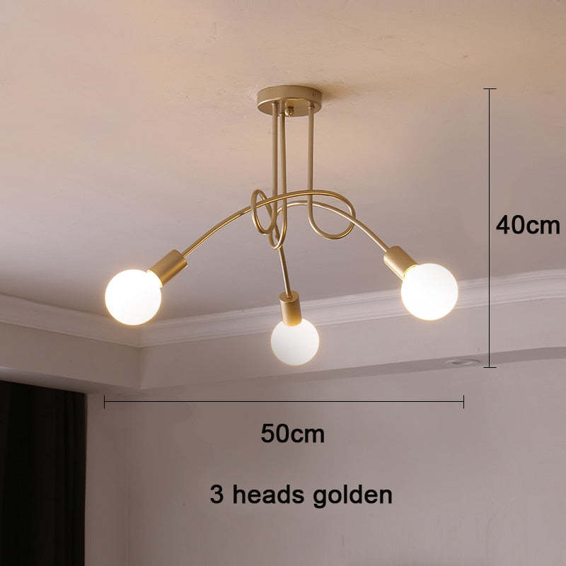 Avrenlyn Iron Ceiling Light-Moonnatur