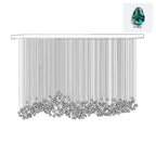 Qerise Glass Chandelier-Moonnatur