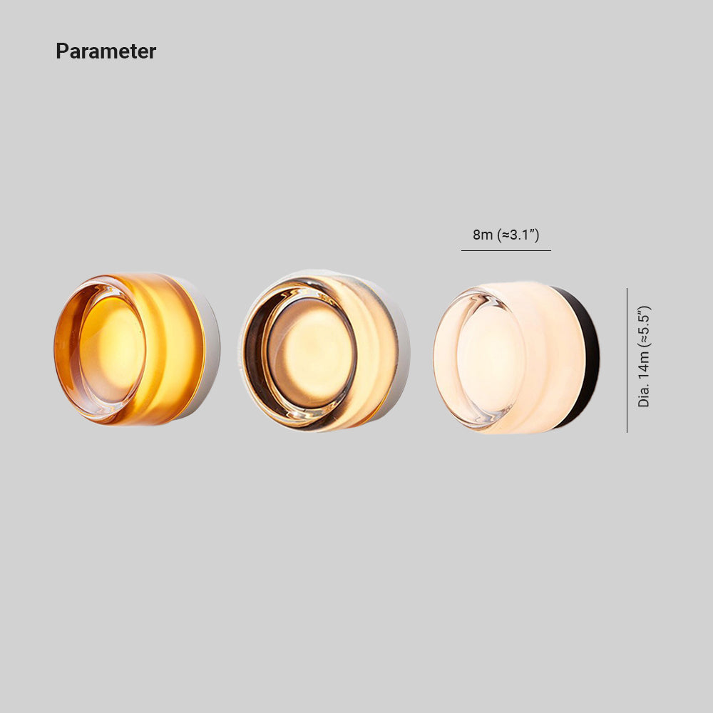 Faldenwood Acrylic Wall Light-Moonnatur