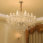 Lathenaria Crystal Chandelier-Moonnatur