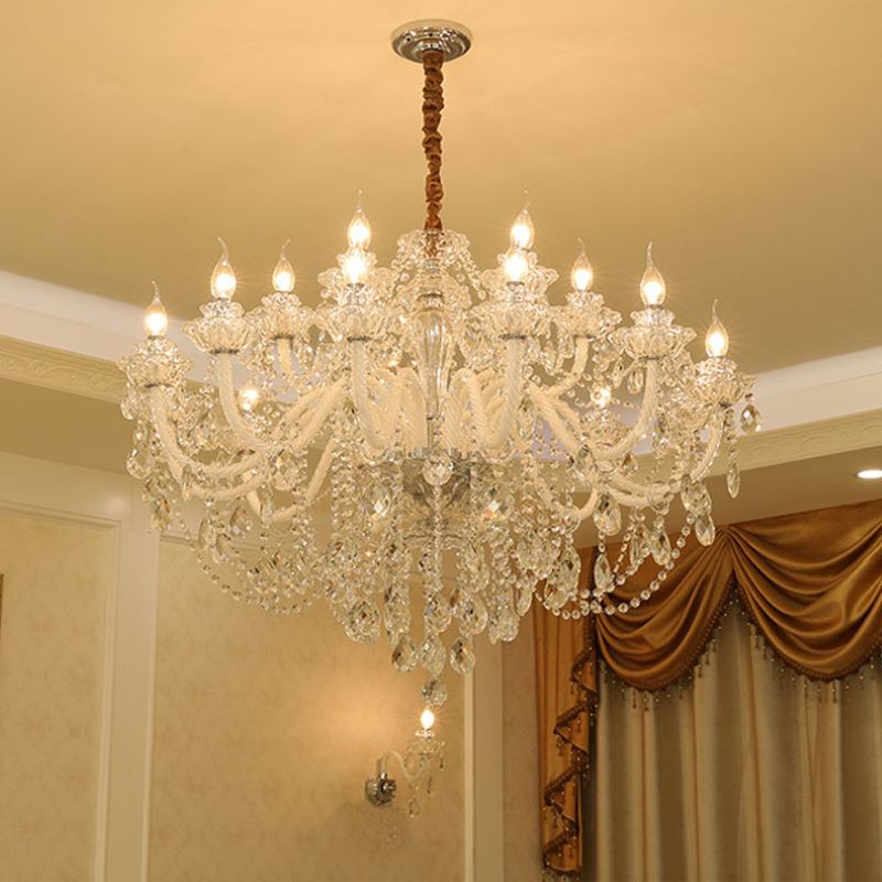 Lathenaria Crystal Chandelier-Moonnatur