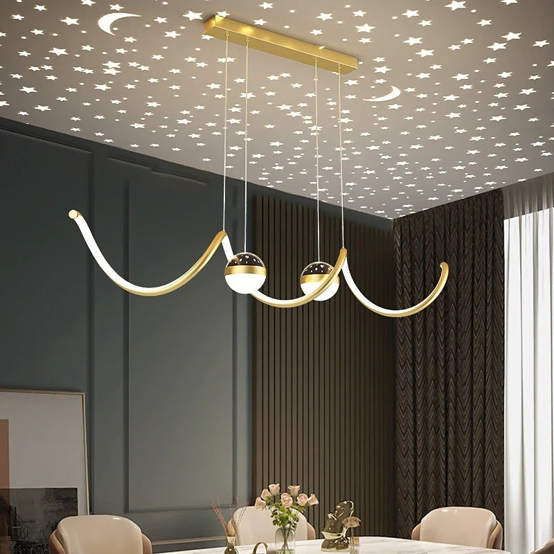 Faldencove Metal Pendant Light-Moonnatur