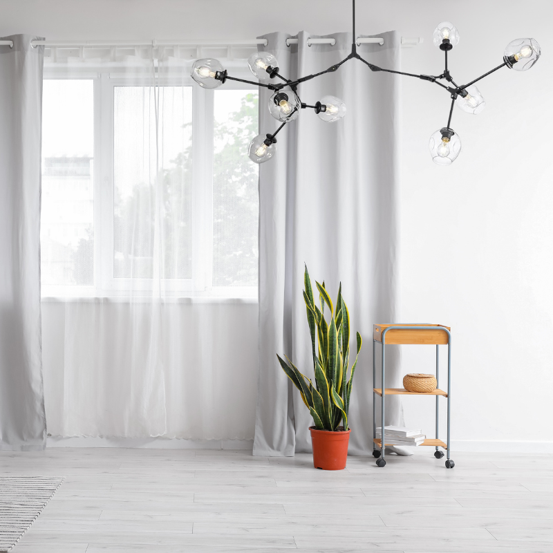 Kirae Nordic Modern Glass Pendant Light Clear Bubble - Neutralighting