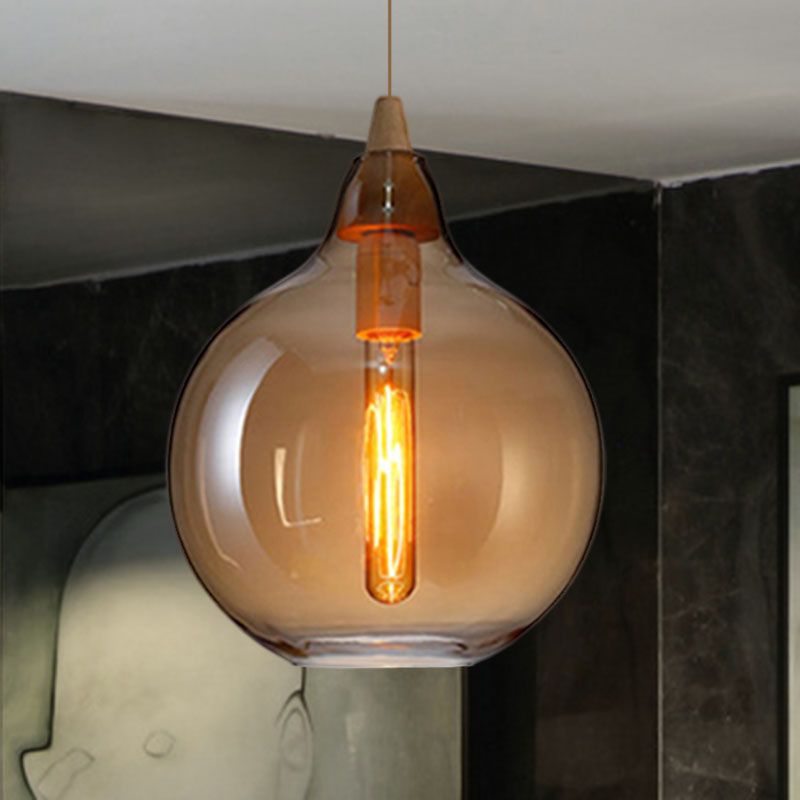 June Amber Glass Pendant Light - Neutralighting