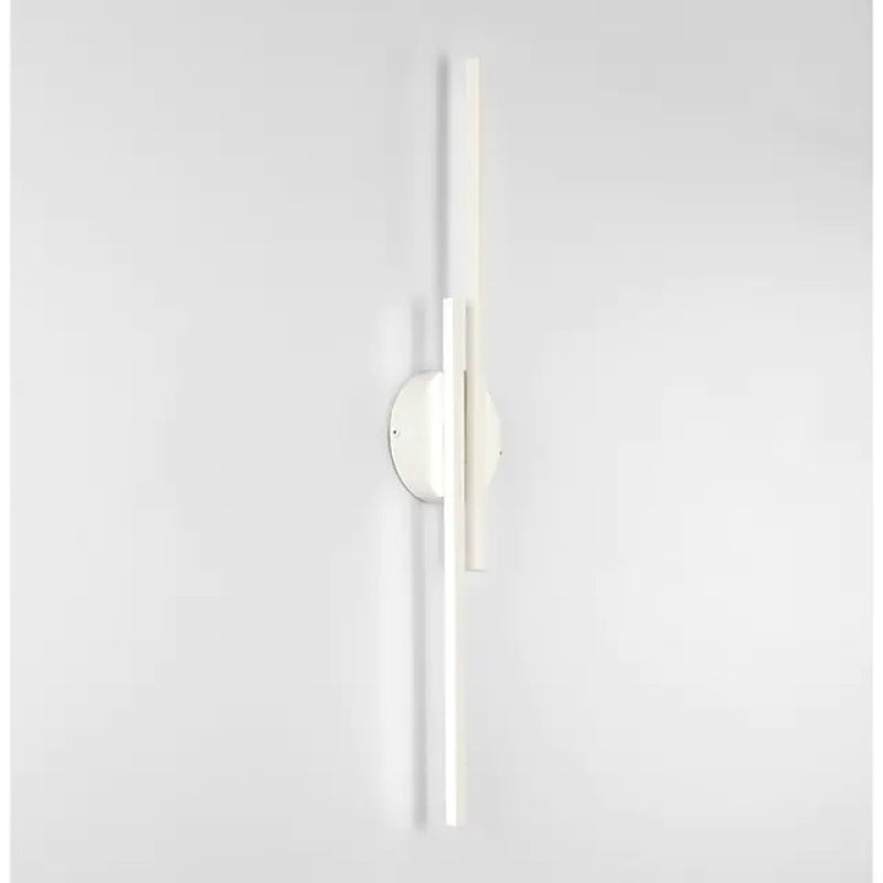 Elgo Modern Nordic Disc/Linear Metal LED Wall Lamp, Black/White - Neutralighting