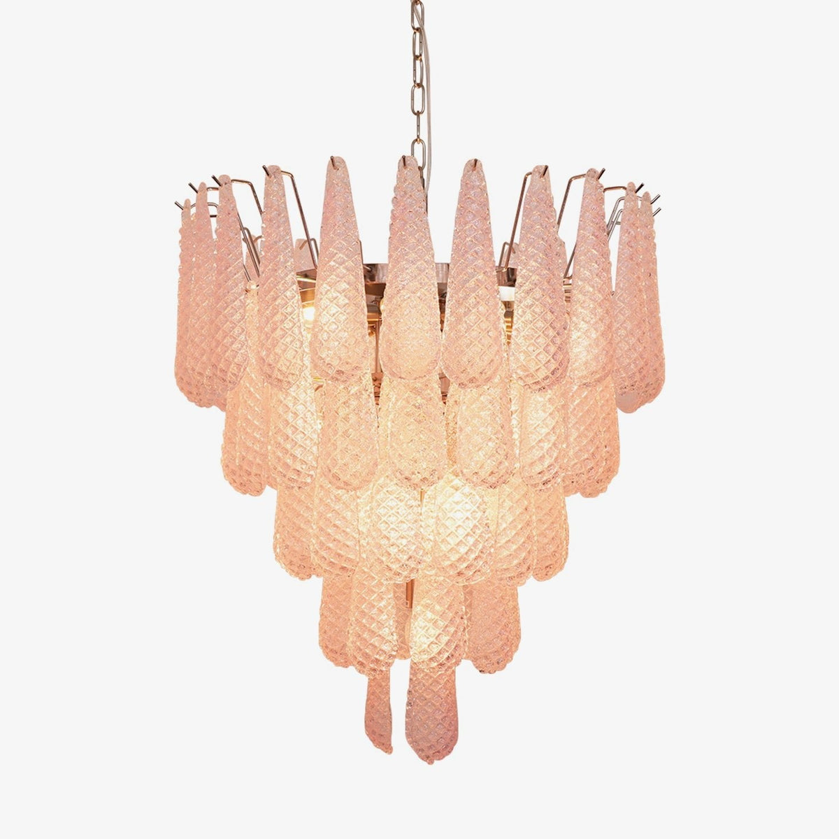 Wilvenheath Glass Chandelier-Moonnatur