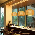 Dunselwick Wicker Pendant Light-Moonnatur
