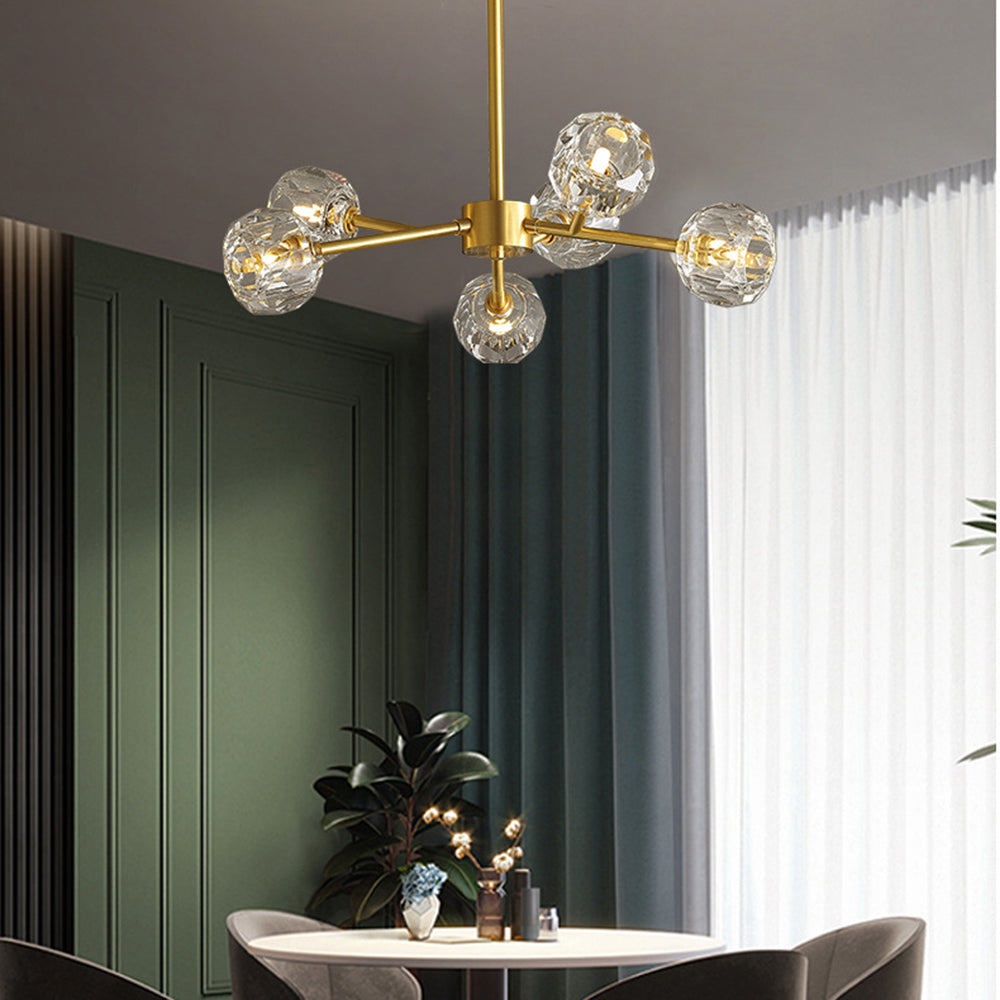 Finverley Crystal Pendant Light-Moonnatur