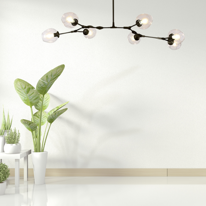 Kirae Nordic Modern Glass Pendant Light Clear Bubble - Neutralighting