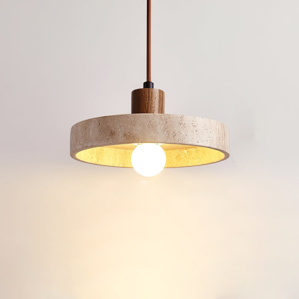 Yarrelfield Travertine Pendant Light-Moonnatur