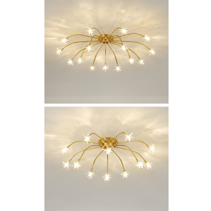 Lorreniel Glass Ceiling Light-Moonnatur