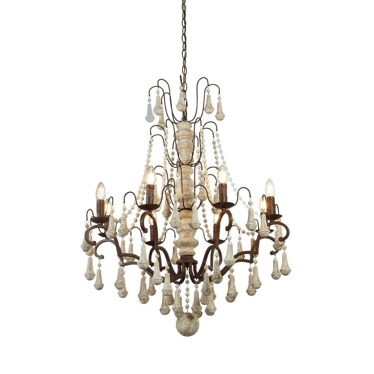 Laderford Wood Chandelier-Moonnatur