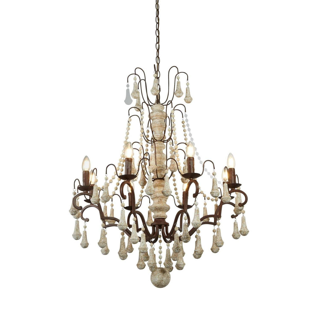Laderford Wood Chandelier-Moonnatur