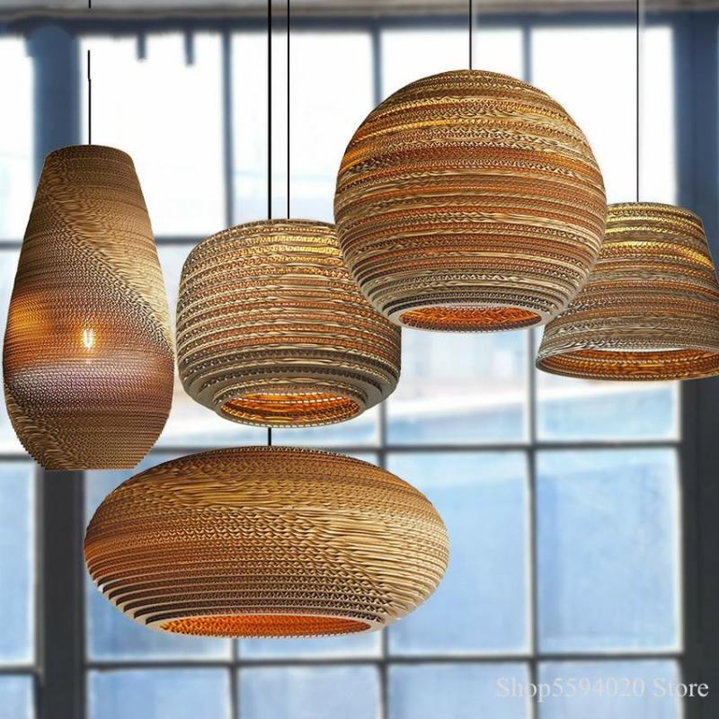 Corenvale Paper Pendant Light-Moonnatur