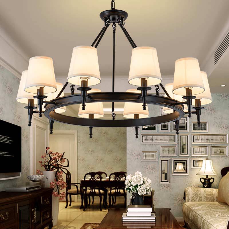Jorrenoria Fabric Chandelier-Moonnatur