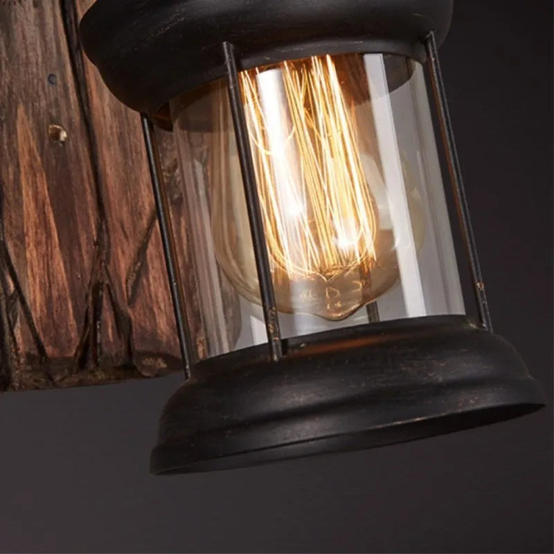 Keldelorie Wood Wall Light-Moonnatur
