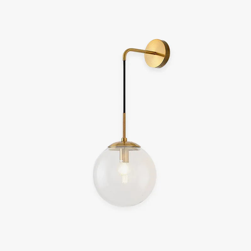 Brevenara Glass Wall Light-Moonnatur