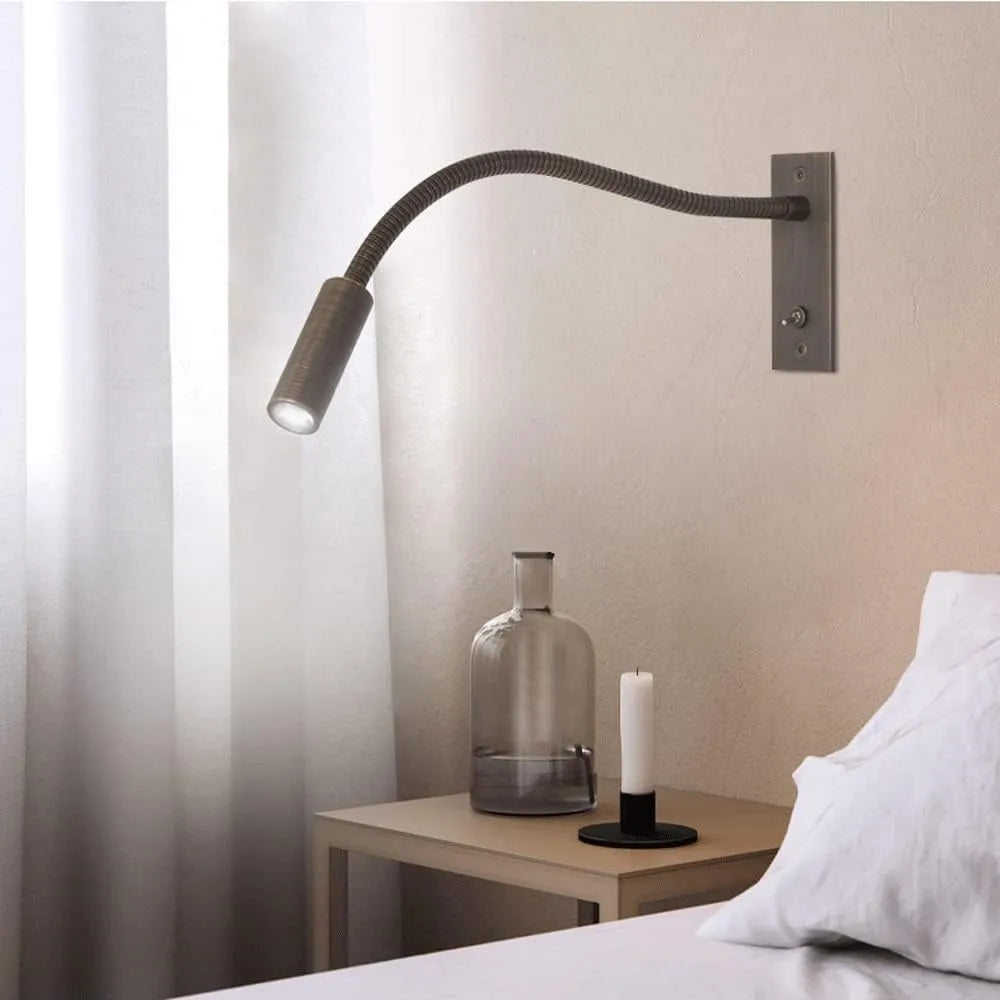 Vynex Minimalist Reading Adjustable Spotlight Wall Lamp - Neutralighting
