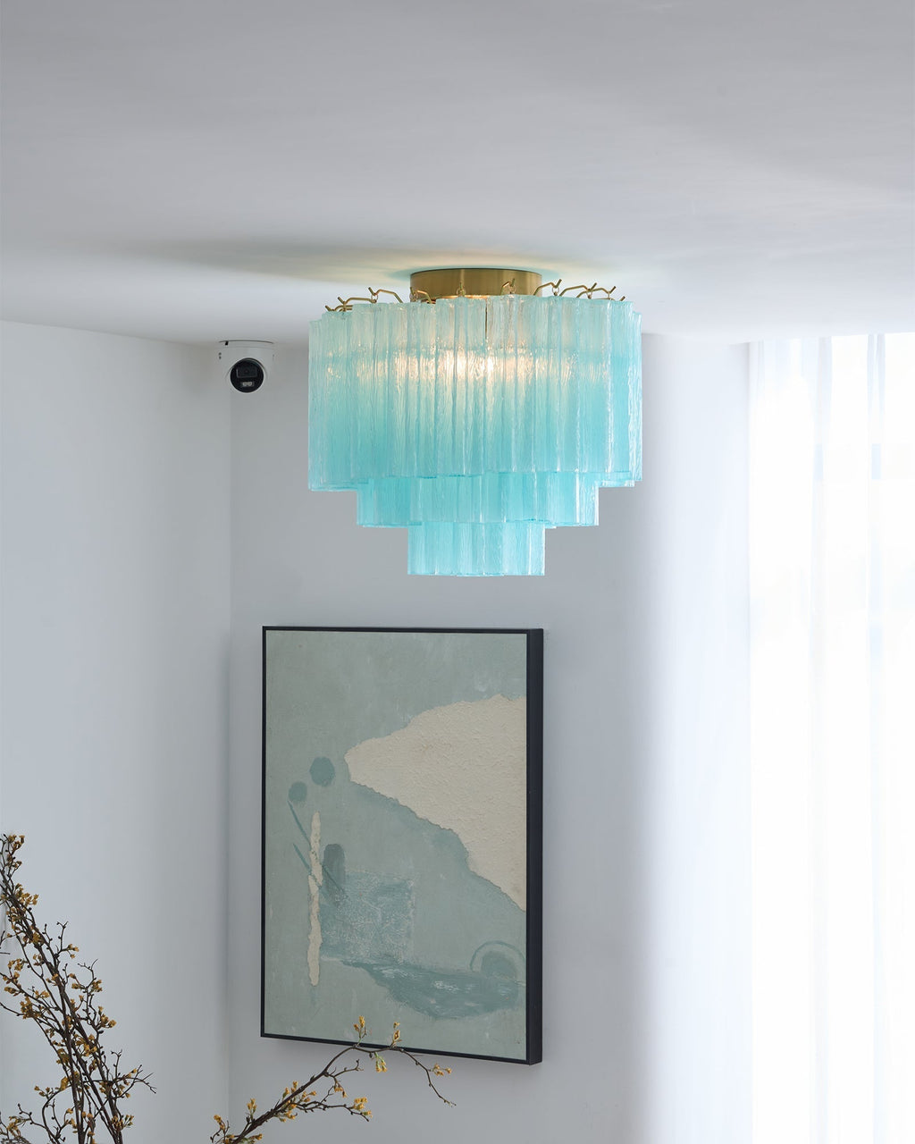 Rovenlynne Glass Ceiling Light-Moonnatur