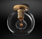 Hresora Glass Ceiling Light-Moonnatur