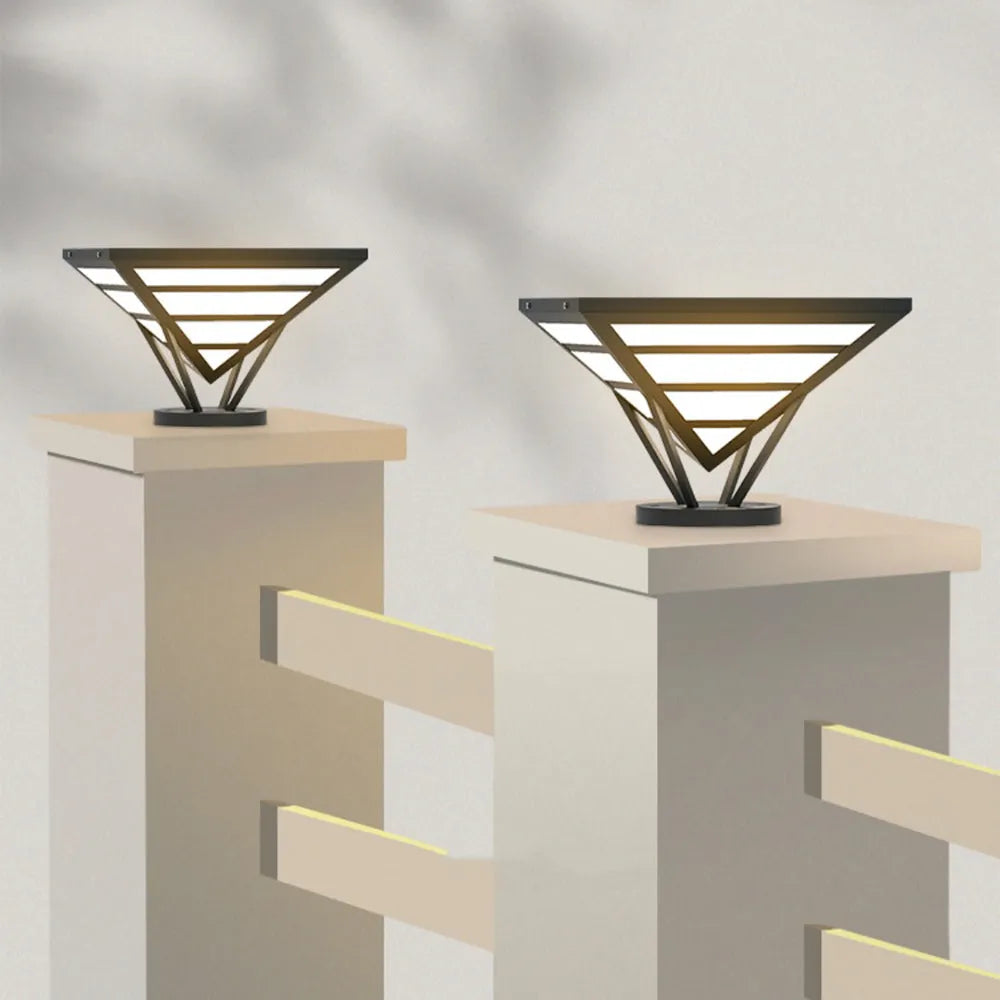 Quenelwick Metal Pillar Light-Moonnatur