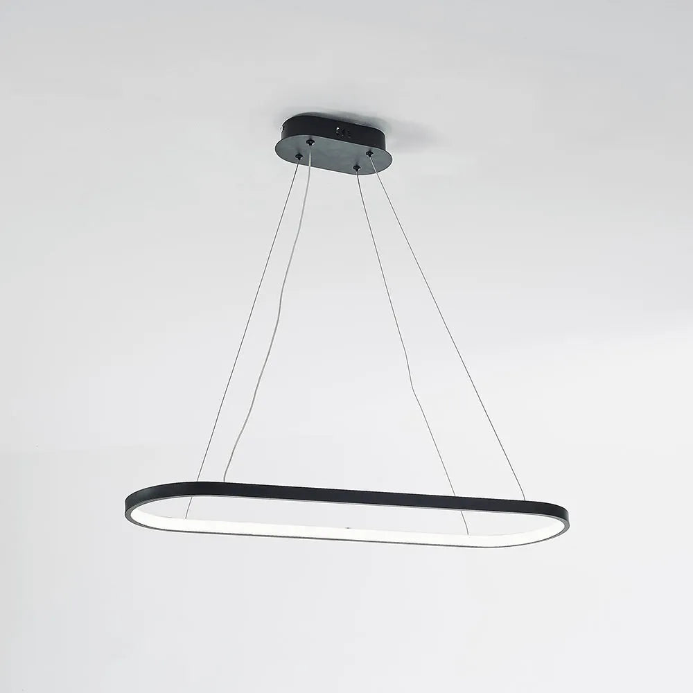 Junel Minimalist Oval Interior Hanging Pendant Light - Neutralighting