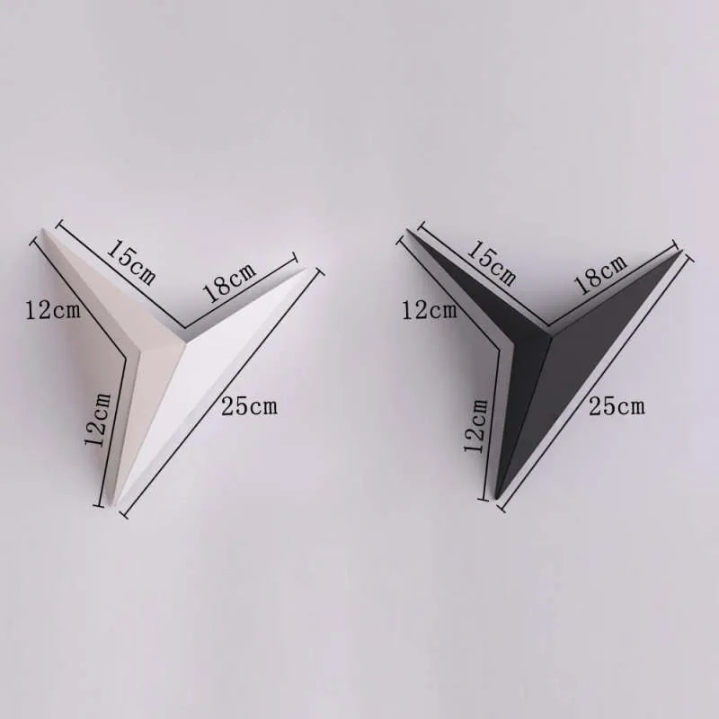 Calno Metal Modern LED Wall lamps for Bedroom, Triangle - Neutralighting
