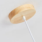 Brevenelis Wood Pendant Light-Moonnatur