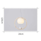 Fenrenden Wood Pendant Light-Moonnatur