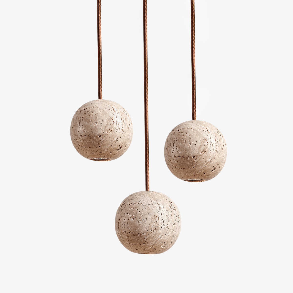 Zelvenfield Travertine Pendant Light-Moonnatur