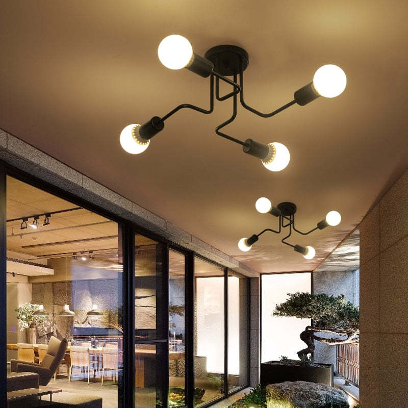 Ivrenhill Metal Ceiling Light-Moonnatur