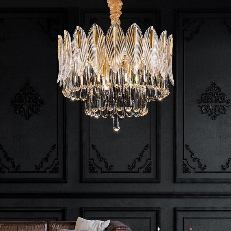 Brevenenis Crystal Chandelier-Moonnatur