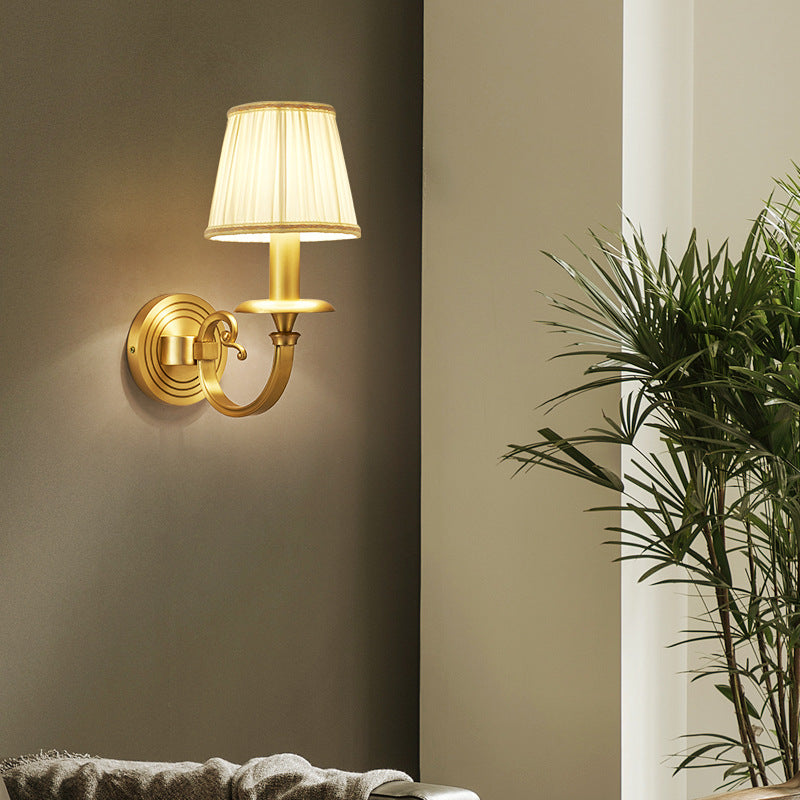 Rildenvale Fabric Wall Light-Moonnatur