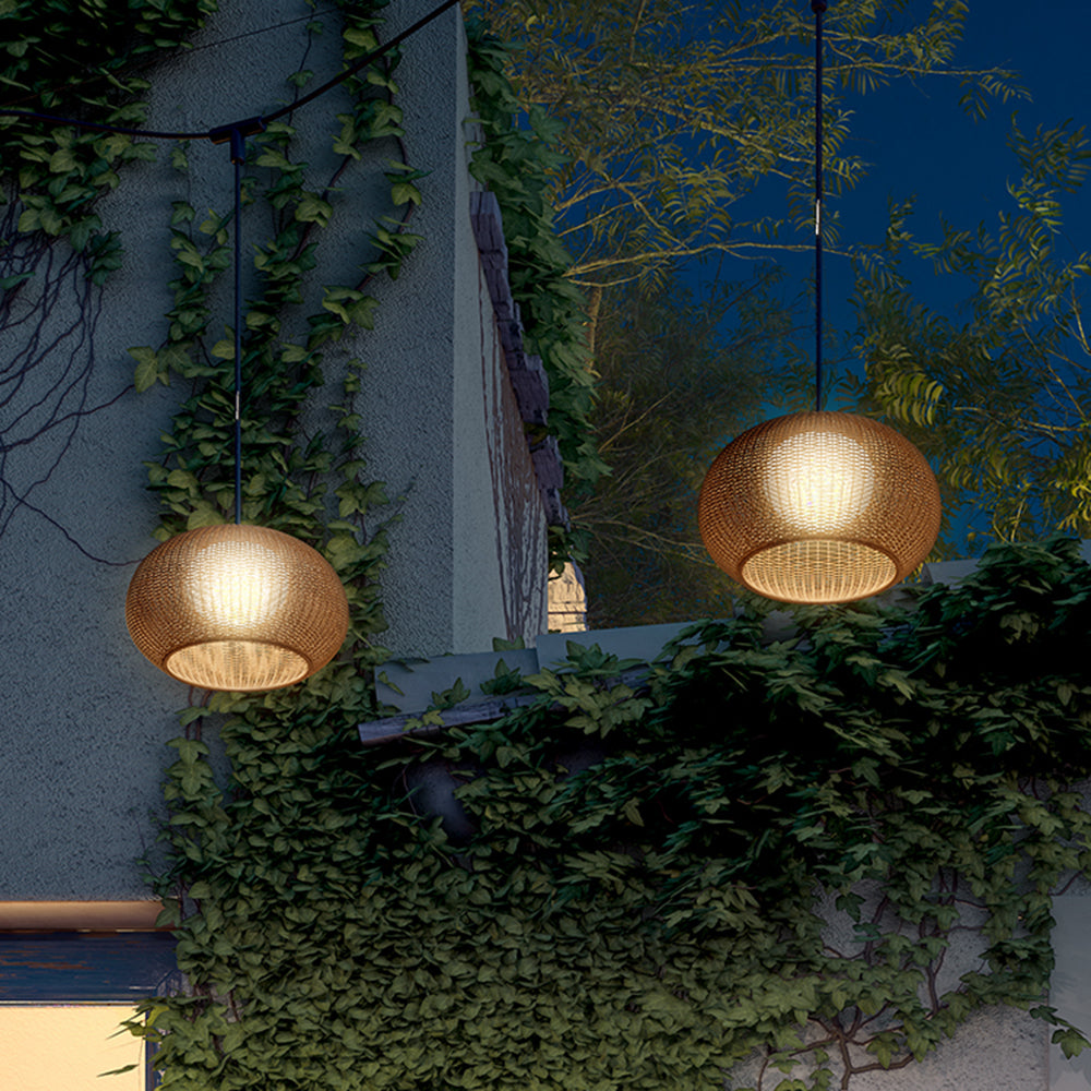Lovenora Bamboo Pendant Light-Moonnatur