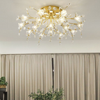 Weldenelia Glass Ceiling Light-Moonnatur